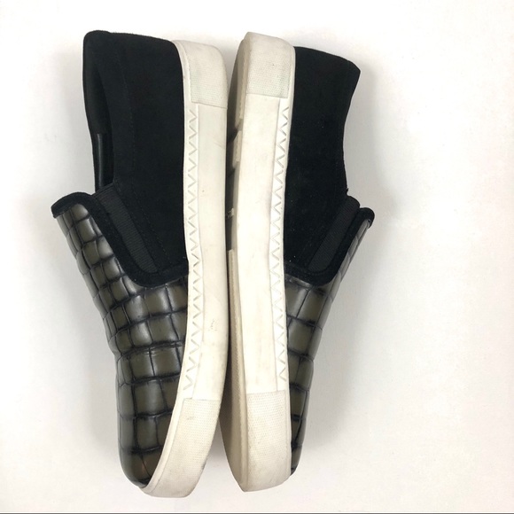 Via Spiga Maliah Croc Embossed Sneaker - Picture 2 of 7